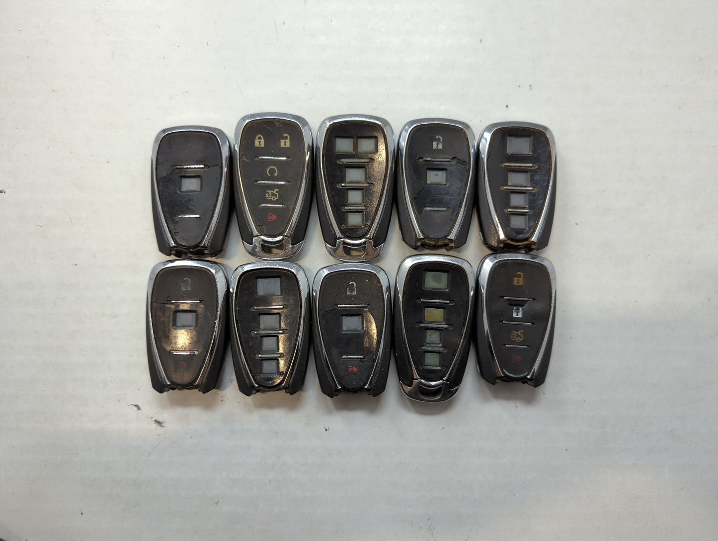 Lot of 10 Chevrolet Keyless Entry Remote Fob HYQ4AA | HYQ4EA 13529650A | - Oemusedautoparts1.com