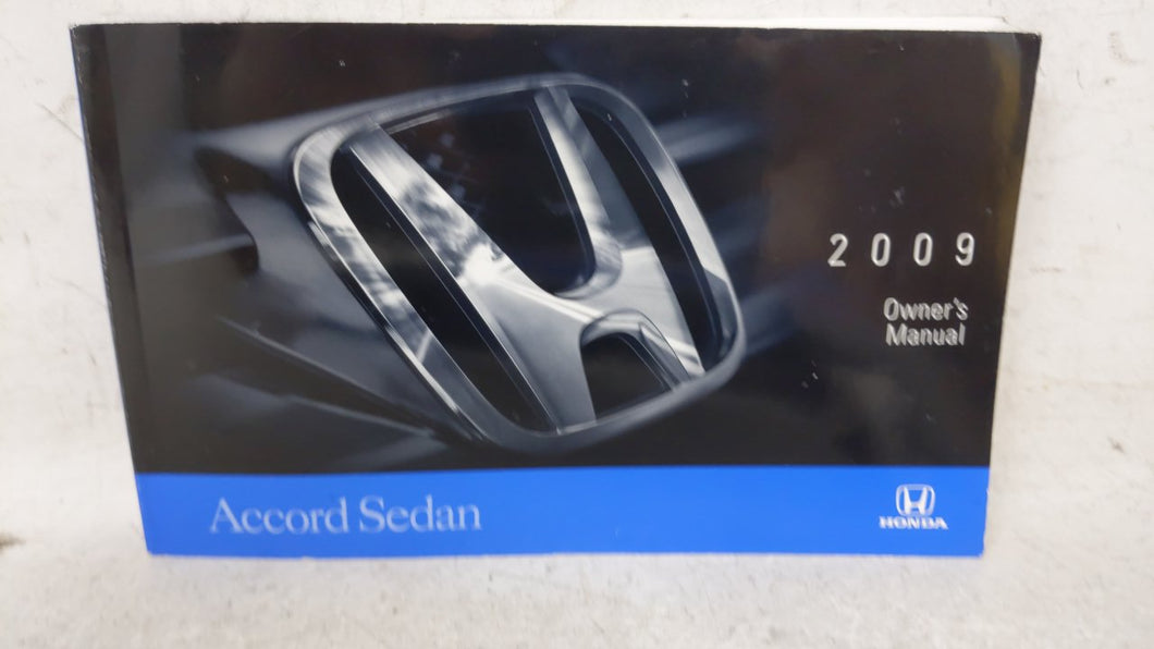 2009 Honda Accord Owners Manual Book Guide OEM Used Auto Parts - Oemusedautoparts1.com