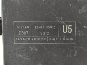 2013-2019 Nissan Sentra Fusebox Fuse Box Panel Relay Module P/N:284B7 3SG1C 284B7 3RA1B Fits 2013 2014 2015 2016 2017 2018 2019 OEM Used Auto Parts