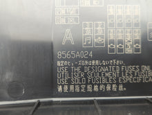 2011-2013 Mitsubishi Outlander Fusebox Fuse Box Panel Relay Module P/N:8565A024 Fits 2011 2012 2013 OEM Used Auto Parts