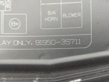 2013 Hyundai Sonata Fusebox Fuse Box Panel Relay Module P/N:91950-3S711 Fits OEM Used Auto Parts