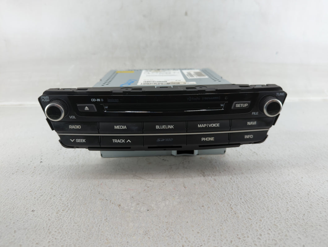 2016 Hyundai Genesis Radio AM FM Cd Player Receiver Replacement P/N:96560-B14404X Fits OEM Used Auto Parts