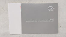 2007 Nissan Sentra Owners Manual Book Guide OEM Used Auto Parts - Oemusedautoparts1.com