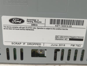 2019-2020 Ford Fusion Radio AM FM Cd Player Receiver Replacement P/N:KS7T-18D818-ZB Fits 2019 2020 OEM Used Auto Parts