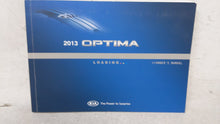 2013 Kia Optima Owners Manual Book Guide OEM Used Auto Parts - Oemusedautoparts1.com