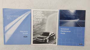2007 Ford Fusion Owners Manual Book Guide OEM Used Auto Parts - Oemusedautoparts1.com