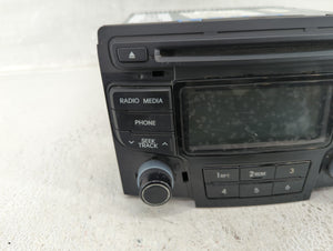 2012-2015 Hyundai Sonata Radio AM FM Cd Player Receiver Replacement P/N:96180-3Q600 Fits 2012 2013 2014 2015 OEM Used Auto Parts