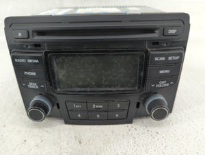 2012-2015 Hyundai Sonata Radio AM FM Cd Player Receiver Replacement P/N:96180-3Q600 Fits 2012 2013 2014 2015 OEM Used Auto Parts