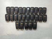 Lot of 25 Chevrolet Keyless Entry Remote Fob MIXED FCC IDS MIXED PART