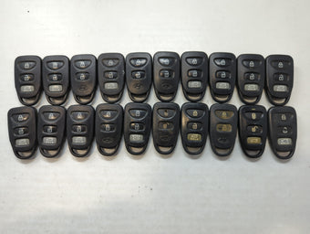 compare product Lot of 20 Hyundai Keyless Entry Remote Fob MIXED FCC IDS MIXED PART