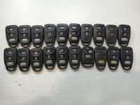 Lot of 20 Hyundai Keyless Entry Remote Fob MIXED FCC IDS MIXED PART - Oemusedautoparts1.com