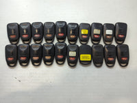 Lot of 20 Hyundai Keyless Entry Remote Fob MIXED FCC IDS MIXED PART - Oemusedautoparts1.com