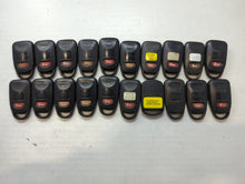 Lot of 20 Hyundai Keyless Entry Remote Fob MIXED FCC IDS MIXED PART