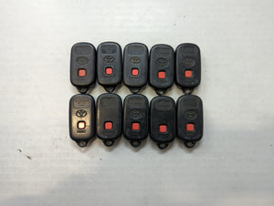 Lot of 10 Toyota Keyless Entry Remote Fob HYQ12BAN | GO43VT14T