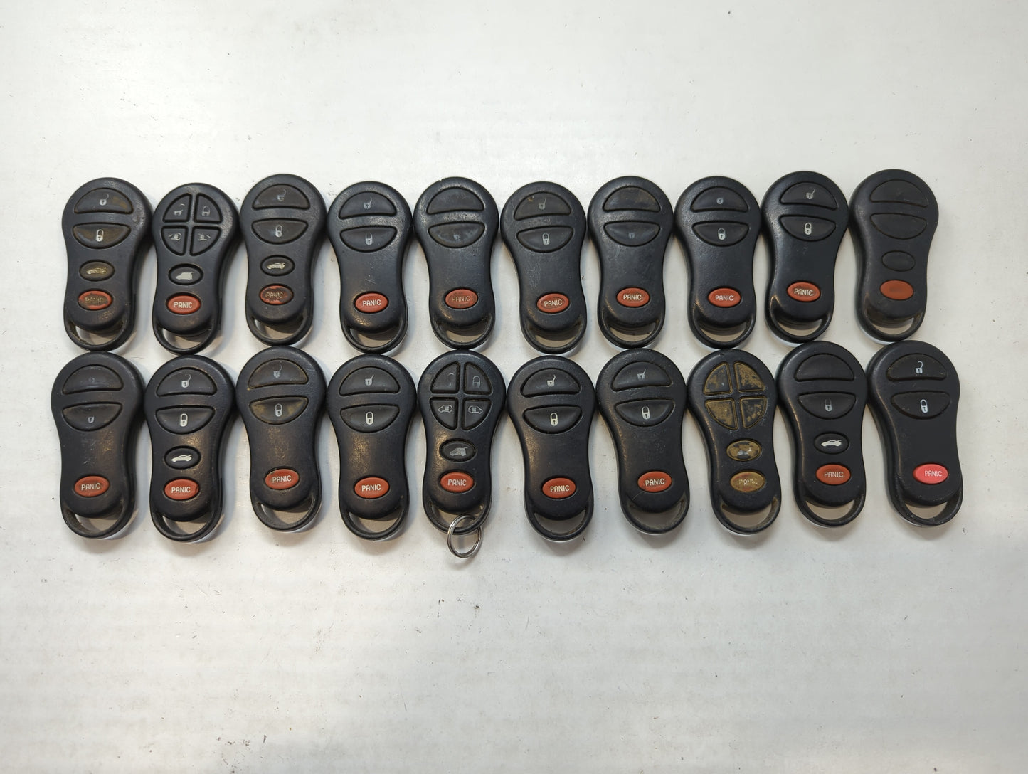 Lot of 20 Dodge Keyless Entry Remote Fob GQ43VT9T | GQ43VTI7T - Oemusedautoparts1.com