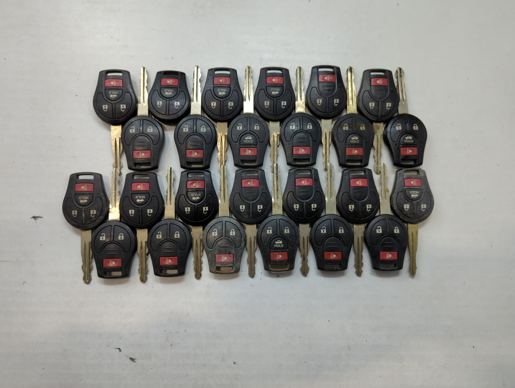 Lot of 25 Nissan Keyless Entry Remote Fob CWTWB1U751 | CWTWB1U816