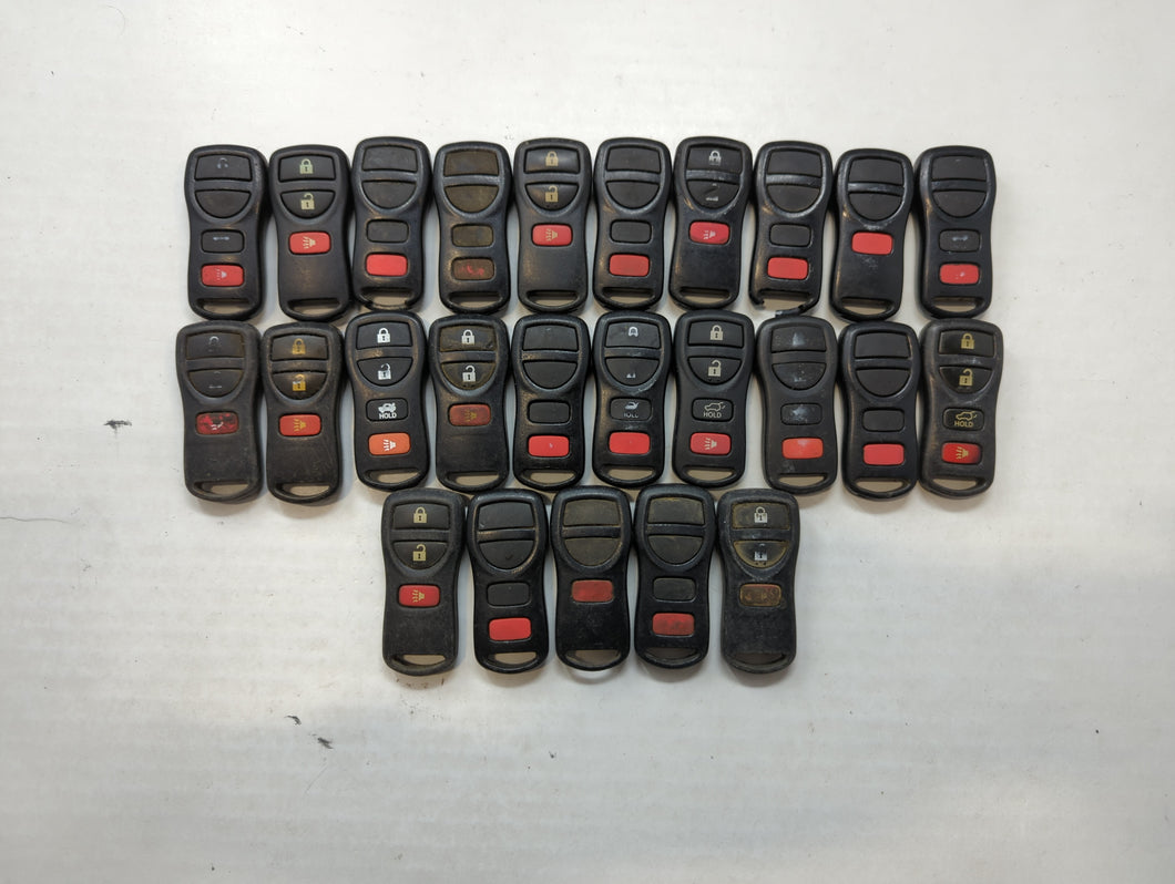 Lot of 25 Nissan Keyless Entry Remote Fob CWTWB1U821 | CWTWB1U429 |