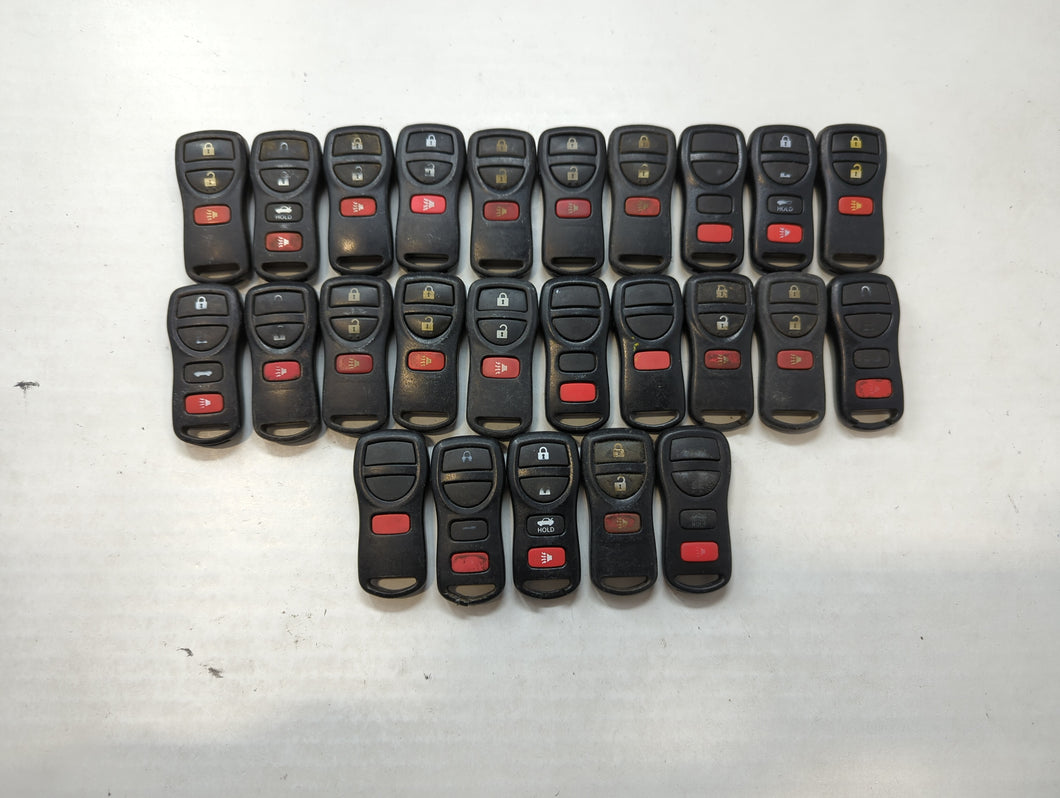 Lot of 25 Nissan Keyless Entry Remote Fob CWTWB1U821 | CWTWB1U429 |