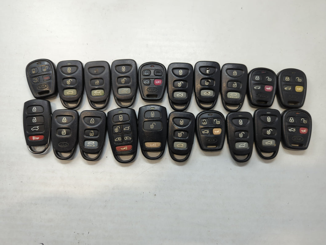 Lot of 20 Kia Keyless Entry Remote Fob MIXED FCC IDS MIXED PART NUMBERS