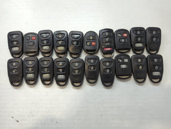 compare product Lot of 20 Hyundai Keyless Entry Remote Fob MIXED FCC IDS MIXED PART