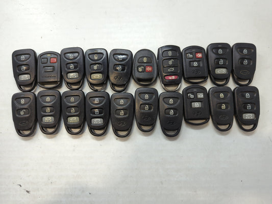 Lot of 20 Hyundai Keyless Entry Remote Fob MIXED FCC IDS MIXED PART - Oemusedautoparts1.com