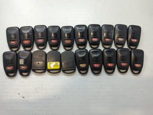 Lot of 20 Hyundai Keyless Entry Remote Fob MIXED FCC IDS MIXED PART