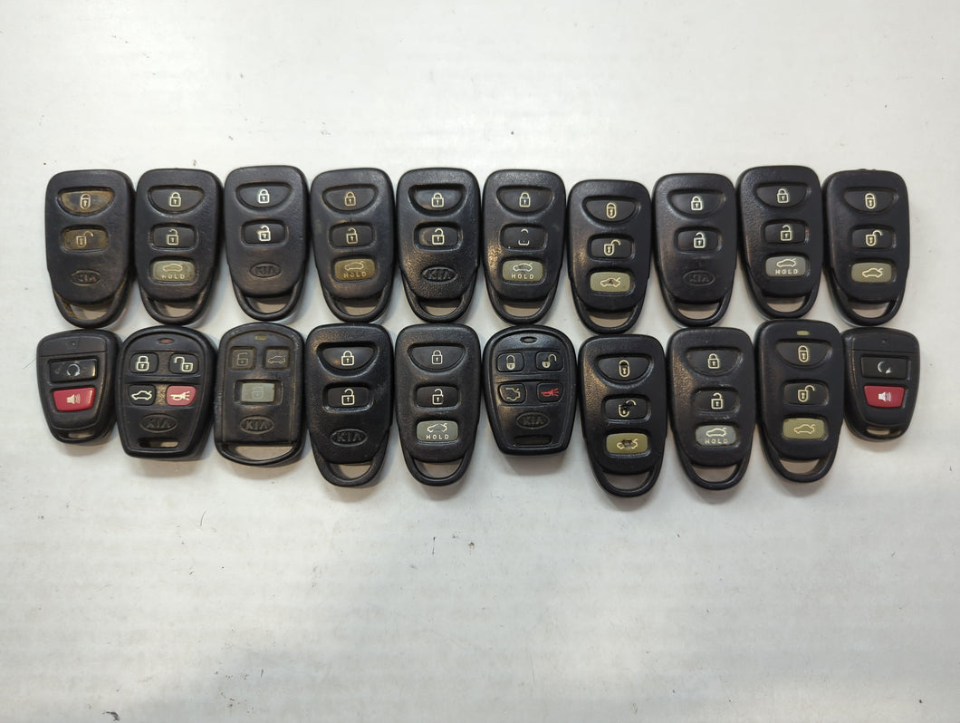 Lot of 20 Kia Keyless Entry Remote Fob MIXED FCC IDS MIXED PART NUMBERS