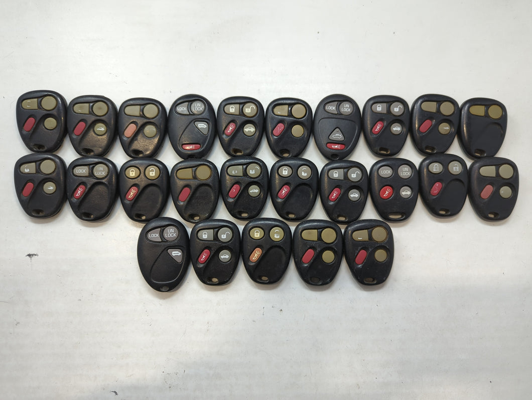 Lot of 25 Chevrolet Keyless Entry Remote Fob MYT3X689B | KOBELEAR1XT |