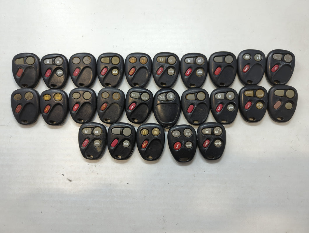 Lot of 25 Chevrolet Keyless Entry Remote Fob MYT3X68988 | KOBLEAR1XT |