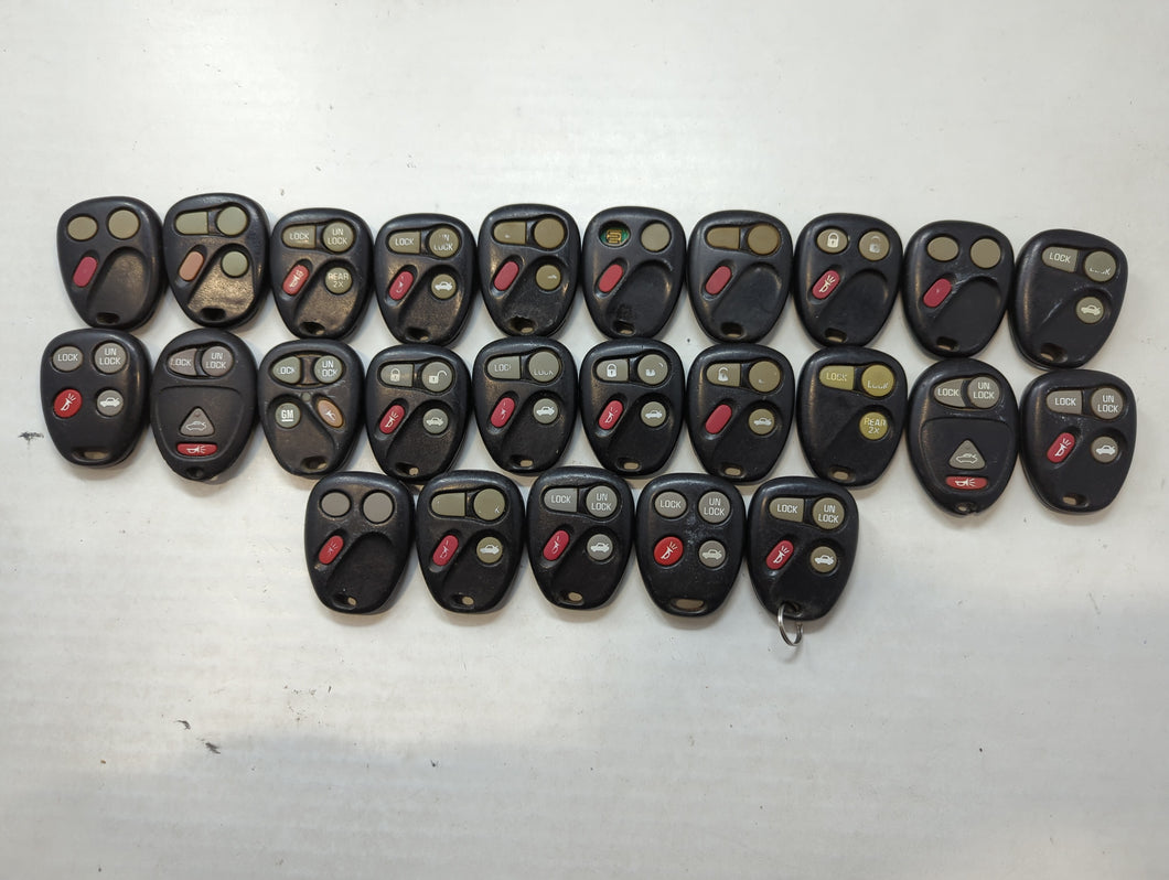 Lot of 25 Chevrolet Keyless Entry Remote Fob MYT3X68988 | KOBLEAR1XT |