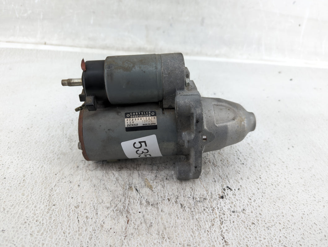 2011-2016 Dodge Charger Car Starter Motor Solenoid OEM P/N:428000-7210 04801852AB Fits 2011 2012 2013 2014 2015 2016 OEM Used Auto Parts