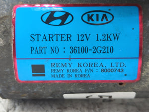 2015-2019 Hyundai Sonata Car Starter Motor Solenoid OEM P/N:36100-2G210 Fits 2015 2016 2017 2018 2019 2020 OEM Used Auto Parts