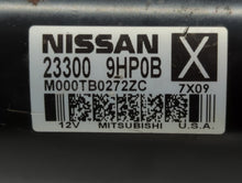 2015-2020 Nissan Pathfinder Car Starter Motor Solenoid OEM P/N:23300 9HP0B Fits 2015 2016 2017 2018 2019 2020 2021 2022 OEM Used Auto Parts