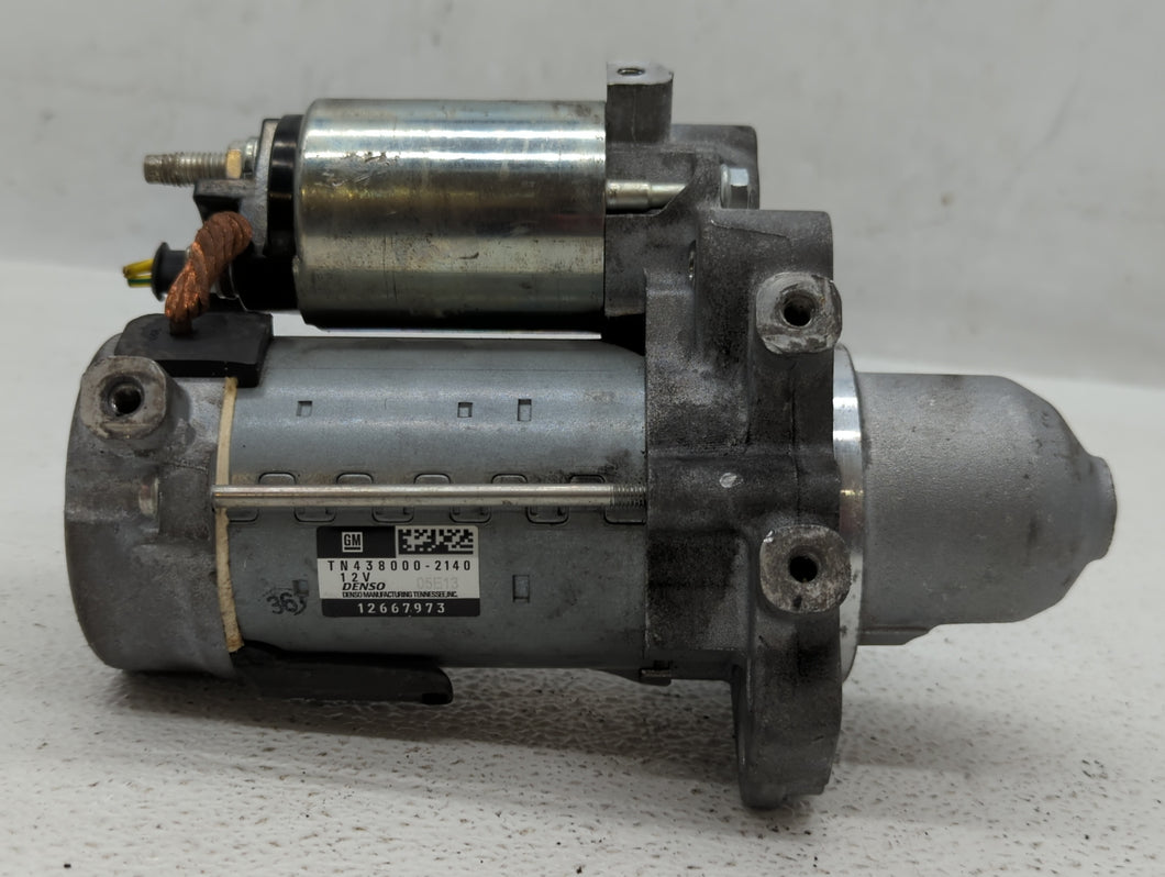 2018-2022 Chevrolet Traverse Car Starter Motor Solenoid OEM P/N:TN438000-2140 12667973 Fits 2016 2017 2018 2019 2020 2021 2022 OEM Used Auto Parts