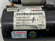 2007-2011 Bmw X5 Car Starter Motor Solenoid OEM P/N:0 001 107 527 Fits 2005 2006 2007 2008 2009 2010 2011 OEM Used Auto Parts