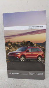 2010 Hyundai Santa Fe Owners Manual Book Guide OEM Used Auto Parts - Oemusedautoparts1.com