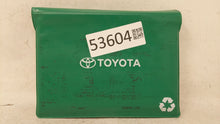 2009 Toyota Camry Owners Manual Book Guide OEM Used Auto Parts - Oemusedautoparts1.com