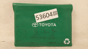 2009 Toyota Camry Owners Manual Book Guide OEM Used Auto Parts - Oemusedautoparts1.com