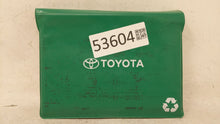 2009 Toyota Camry Owners Manual Book Guide OEM Used Auto Parts - Oemusedautoparts1.com