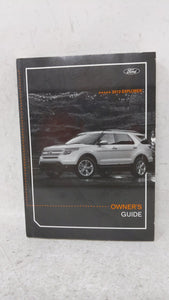 2012 Ford Explorer Owners Manual Book Guide OEM Used Auto Parts - Oemusedautoparts1.com