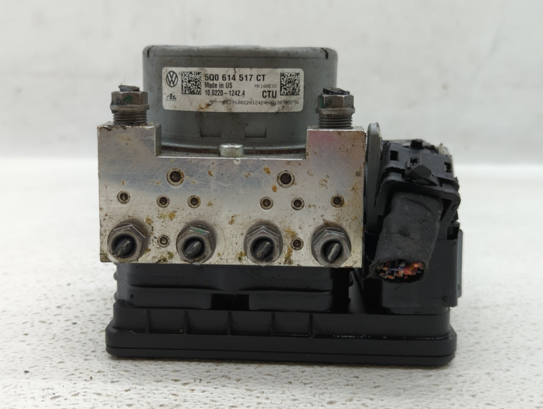 2019 Volkswagen Jetta ABS Pump Control Module Replacement P/N:5Q0 614 517 DG 5Q0 614 517 EB Fits OEM Used Auto Parts