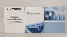 2008 Mazda 6 Owners Manual Book Guide OEM Used Auto Parts - Oemusedautoparts1.com