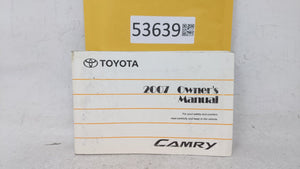 2007 Toyota Camry Owners Manual Book Guide OEM Used Auto Parts - Oemusedautoparts1.com