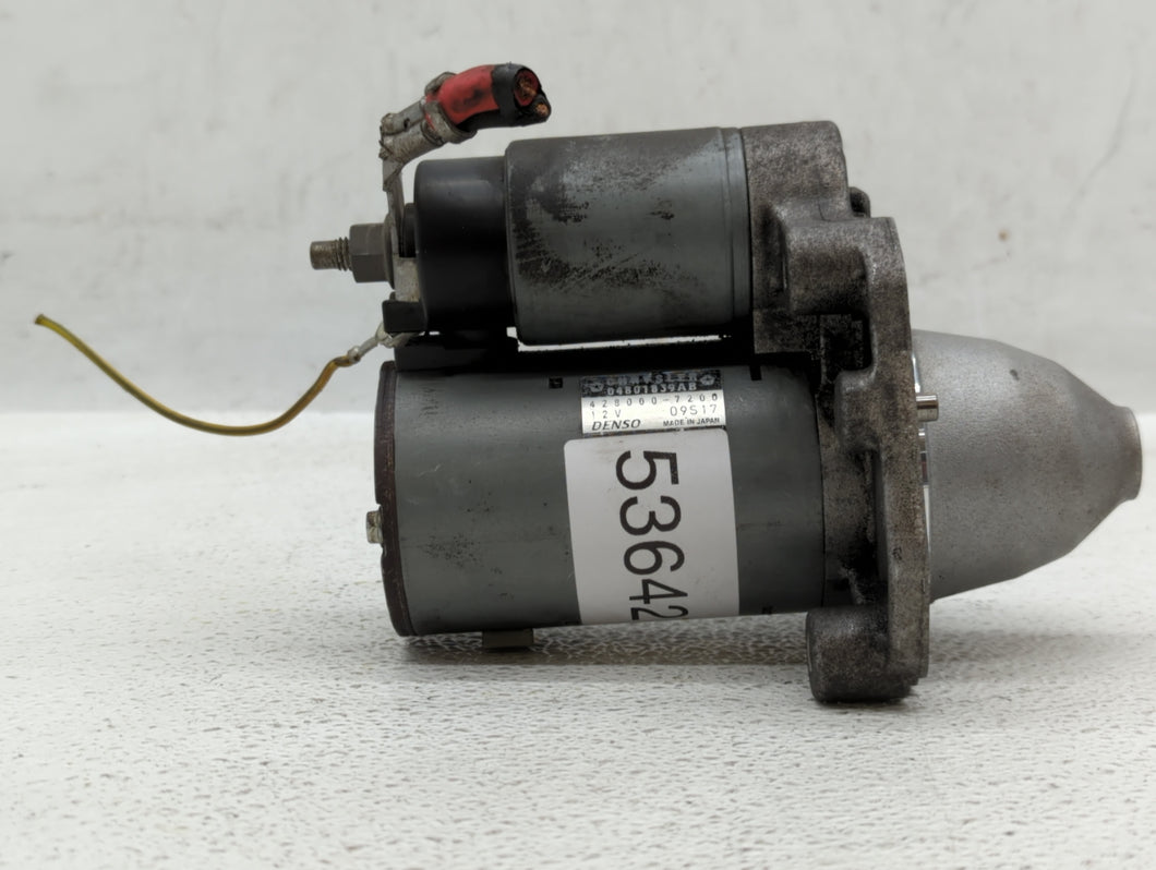 2016 Dodge Caravan Car Starter Motor Solenoid OEM P/N:04801839AB Fits 2011 2012 2013 2014 2015 2017 2018 2019 2020 2021 OEM Used Auto Parts