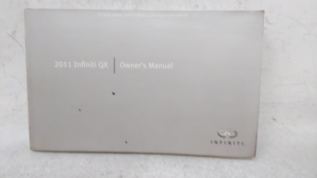 2011 Infiniti Qx50 Owners Manual Book Guide OEM Used Auto Parts - Oemusedautoparts1.com