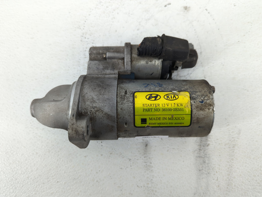 2014-2020 Hyundai Elantra Car Starter Motor Solenoid OEM P/N:36100-2E551 Fits 2014 2015 2016 2017 2018 2019 2020 OEM Used Auto Parts