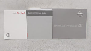 2012 Nissan Altima Owners Manual Book Guide OEM Used Auto Parts - Oemusedautoparts1.com