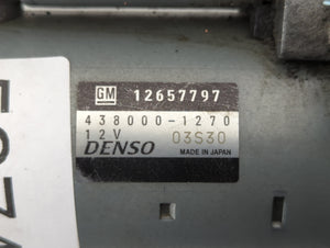 2013-2019 Nissan Sentra Car Starter Motor Solenoid OEM P/N:438000-1270 12657797 Fits 2013 2014 2015 2016 2017 2018 2019 2020 OEM Used Auto Parts