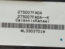 2017-2022 Nissan Rogue Climate Control Module Temperature AC/Heater Replacement P/N:275007FA0A 27500 6MA0A Fits OEM Used Auto Parts