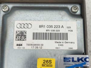 2013-2016 Audi A5 Radio AM FM Cd Player Receiver Replacement P/N:8R1 035 223 A Fits 2013 2014 2015 2016 2017 OEM Used Auto Parts